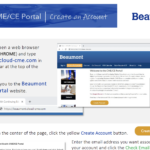 Beaumont CME Account Creation